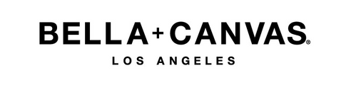 Bella+Canvas logo with 'Los Angeles' text on a white background