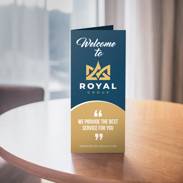 Custom printed brochure with full-color graphics and professional layout.